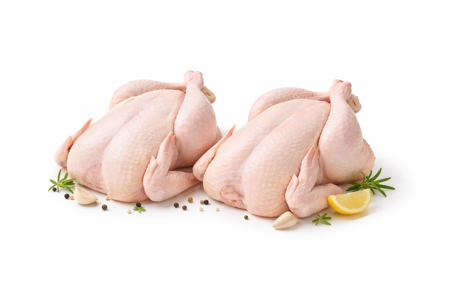 Lohman brown fresh meat (two chickens)